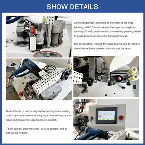 Plaqueuse de chant courbe de haute qualité plaqueuse de chant courbe automatique pour le travail du bois avec tondeuse - Product Image 4