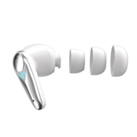 Écouteurs TWS 2.4G à très faible latence, intra-auriculaires, pour jeux, avec LED, son surround, réduction de bruit, via récepteur Type-C