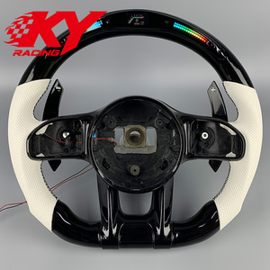 Volante Deportivo Personalizado de Fibra de Carbono con LED para Mercedes Benz AMG W204 W205 W213 W217 W218 B C E CLS GLC CLA CLC GT E50 809 - Product Image 1