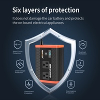 Convertisseur d'alimentation portable 300W pour voiture, adaptateur secteur DC 12V vers AC 110V avec chargeur de voiture USB-C PD 30W, service OEM