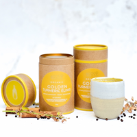 Emballage en tube de papier personnalisé de qualité alimentaire, solutions d'emballage en tube de papier avec précision pour le thé matcha