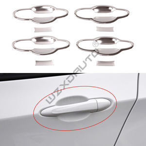 ชุดแต่งโครเมียมภายนอกรถยนต์ WZXD 2016 2019 ชุดครอบมือจับประตู ชุดครอบกระจกมองข้าง - Product Image 5