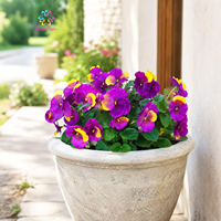 Bouquet de fleurs artificielles de primula, fleurs artificielles réalistes pour la maison, le jardin, la clôture, le panier suspendu, la décoration florale de centre de table