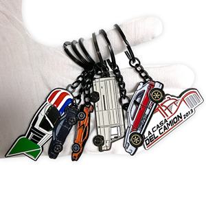 Porte-clés personnalisé créatif en alliage de zinc et fer, émail souple et dur, artisanat métallique, pendentif tendance - Product Image 6