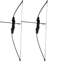 30/40lbs Adulte Tir À L'arc Arc Droit Longbow Recourbé Main Gauche Tir À L'arc Recourbé Formation Pratique Accessoires