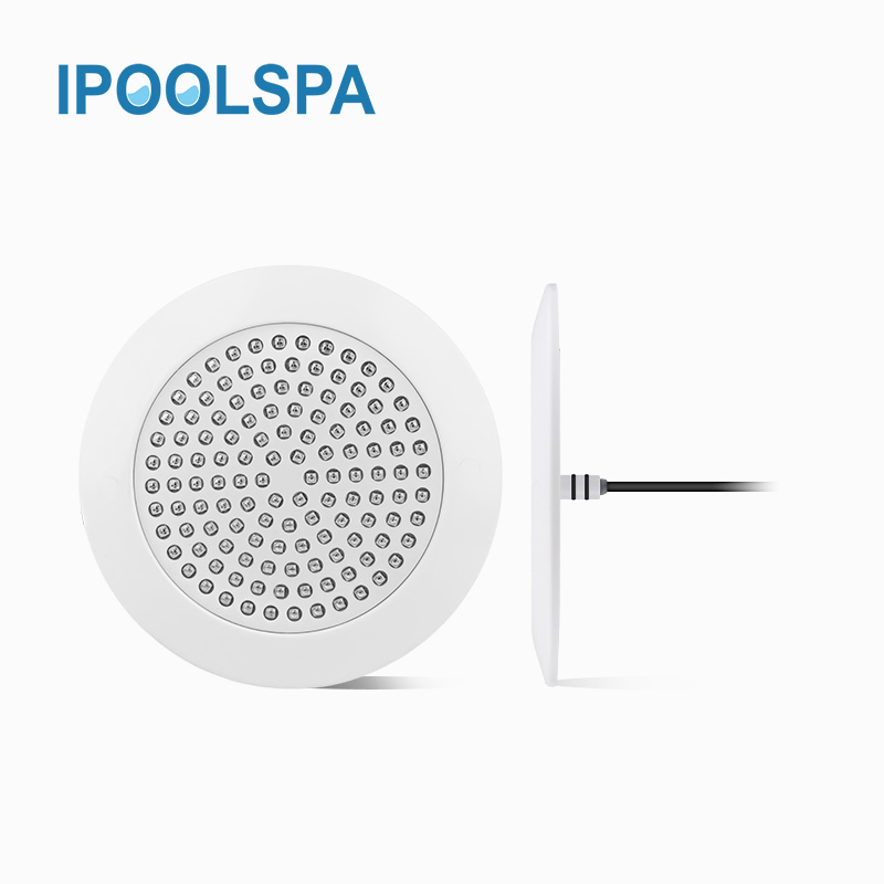 IP68 24W 12V DC Color-Changing LED Pool Lights Swimming Pools CCT White 6000K Dimmable Remote Control Plastic/PC Lamp