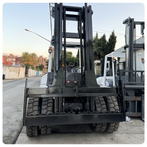 <b>Used</b> TCM FD100 Diesel Forklift with Solid Tires for Importers and Construction Companies - Product Image 4