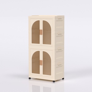 65Cm Rộng Bán Buôn Đa Lớp Công Suất Lớn Hộ Gia Đình Tủ Phòng Ngủ Quần Áo Đồ Chơi Lưu Trữ Tủ Nhựa Ngăn Kéo Tổ Chức - Product Image 4