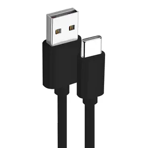 Черный кабель типа c для быстрой зарядки, 1 м, 2 м, зарядный USB-кабель типа C для мобильных телефонов Samsung