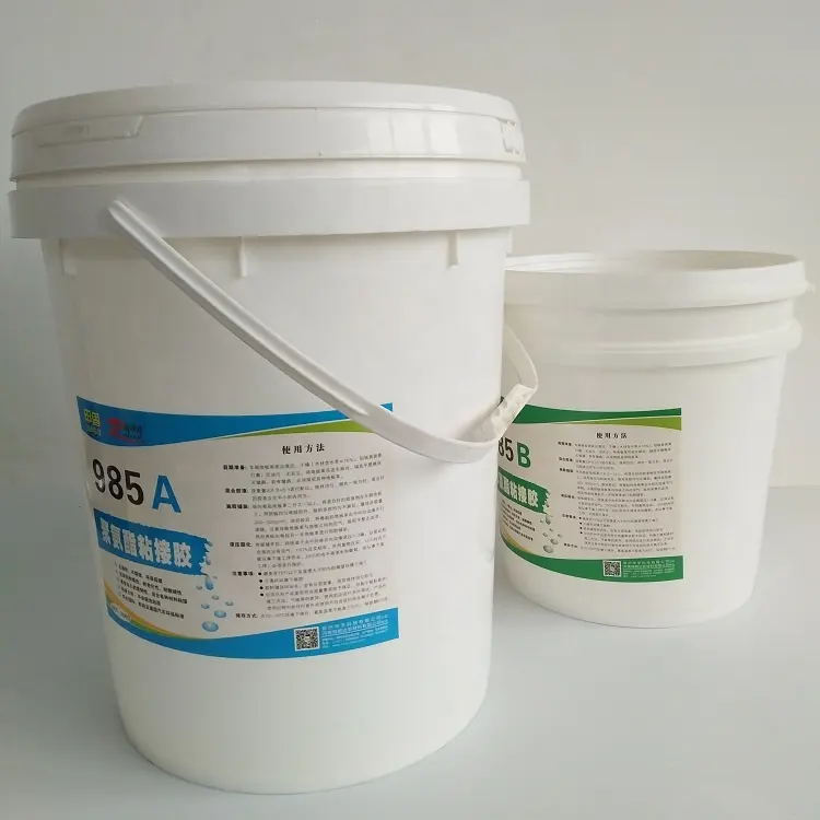 Mastic en polyuréthane à filtre automatique haute performance Mastic adhésif de sol AB partie PU pour le collage du cuir