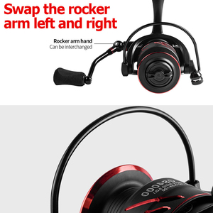 รอกสปินนิ่ง <span class=keywords><strong>LINNHUE</strong></span> รุ่น GS2000-7000 แกนโลหะ อัตราทด 5.0:1 แรงต้านสูงสุด 10 กก. รอกตกปลา รอกตกปลาคาร์พ รอกตกปลาทะเล - Product Image 6