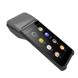 Jepod JP-Q5 Android 3G/4G 2G + 16G Mobiel Pos Systeem Barcode Lezer Terminal Handheld Pdas Met Ingebouwde Printer