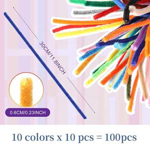 Limpiapipas de Plástico Hechos a Mano de Alta Calidad y Bajo Precio al por Mayor, Tallos de Colores de 6mm-20mm para Regalos, Proveedores - Product Image 2