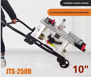 Scie à table coulissante pour le travail du bois, pliable, portable, électrique, sans poussière, design multifonctionnel pour la décoration intérieure - Product Image 4