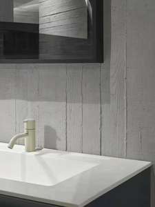 Décoration murale intérieure et extérieure moderne en 3D stéréoscopique, imperméable, en porcelaine douce, dalle de ciment coulée - Product Image 3