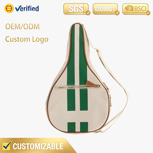 Bolsa de Lona Impermeable para Raqueta, Mochila para Raqueta de 10L de Gran Capacidad para Tenis, Pickleball, Deporte, Casual, Moda - Product Image 1