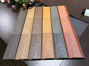 Pavimentazione Composita in Legno e Plastica Kejie, Decking <span class=keywords><strong>WOC</strong></span> Decorativo per Esterni con Goffratura 3D - Product Image 1