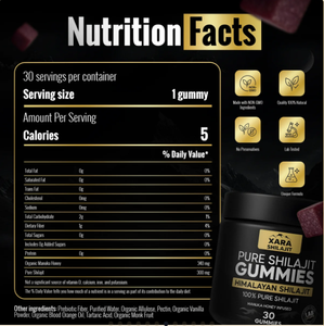 <span class=keywords><strong>XARA</strong></span> SHILAJIT PURE SHILAJIT GUMMIES - ÉRECTIONS PLUS DURTES, DÉBUTEZ ICI - Product Image 5