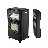 Chauffage infrarouge double puissance, chauffage de pièce à gaz sur roues, portable, pour la maison, le salon, le magasin, le bureau