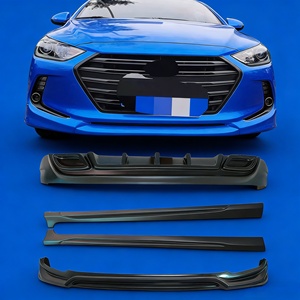 For Modern 2016-2019 Front and Rear Lip Side Skirts Body Kit Anti-lock Braking System Materials Exterior Parts - Product Image 1