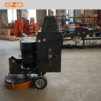 Meuleuse à béton électrique personnalisée GZD 110V/220V/380V, machine à poncer les sols haute efficacité pour l'époxy et le ciment