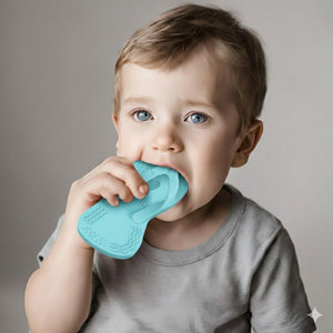 <span class=keywords><strong>Jouet</strong></span> de dentition en silicone texturé Jiangyu Flip-Flop pour apaiser les gencives douloureuses des bébés - Product Image 1