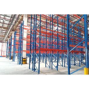 Unité de rayonnage en acier d'entrepôt de système de support de palette robuste réglable pour solution de stockage industrielle - Product Image 1