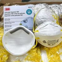 Masque anti-poussière en gros 8210, masque anti-poussière et anti-particules en forme de bol, à fixation sur la tête, protection individuelle jetable