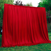 Polyester mariage scène rideaux photographie Studio fond tissu coloré fête événement mur toile de fond tissu