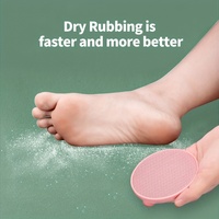 Lime à pieds nano, outil de pédicure, pierre exfoliante double face avec manche en queue de poisson pour éliminer les peaux mortes et les callosités