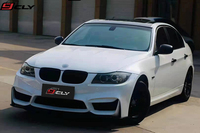CLY Bumper Mobil untuk BMW 09-12 3 Seri E90 LCI Upgrade M4 Tubuh Kit Bumper Depan Belakang Bumper Fender CS Hood