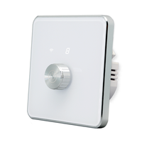 Interruptor de atenuación giratorio Tuya WiFi 1 Gang estándar de la UE con productos de hogar inteligente estándar de la UE neutral para luz Led