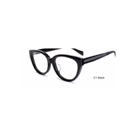 Montures de lunettes optiques en acétate souple effet œil de chat pour femmes, colorées et tendance, avec possibilité de prescription, OEM ODM, logo personnalisé