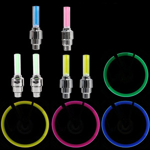 Vélo, lampe à LED pour vélo, capuchon de valve de pneu, lampe torche, voiture, moto, valve de pneu, jante de roue, léger - Product Image 1