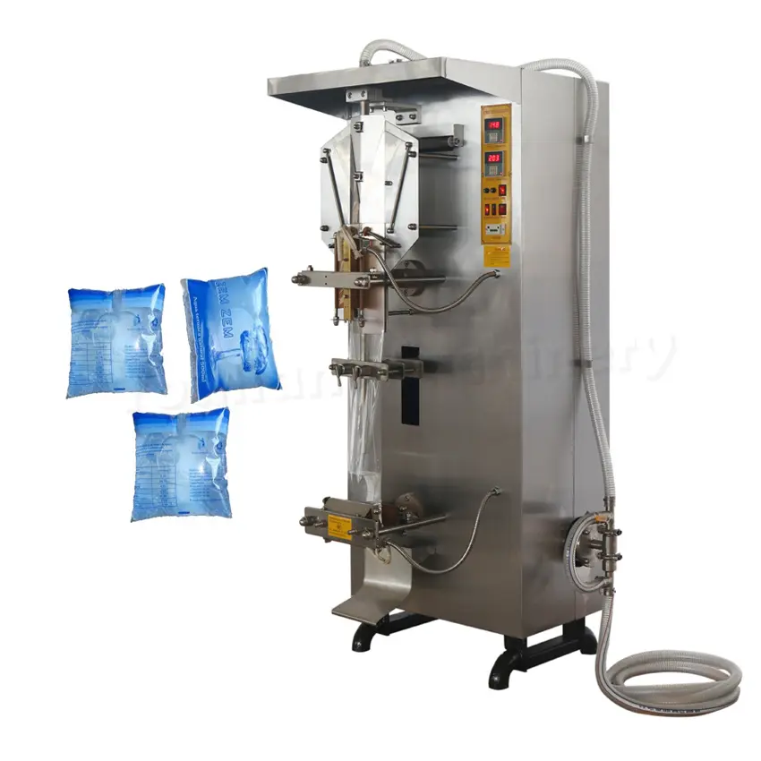 Completamente automatico piccolo asettico succo di plastica latte Mylar pellicola di riempimento sacchetto macchina cibo imballaggio liquido bustina