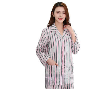 Vêtements d'hôpital en coton en gros, blouses de patient <span class=keywords><strong>homme</strong></span> et femme à manches longues, blouses d'allaitement à manches courtes, pyjamas - Product Image 4