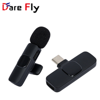 Dare Fly mikrofon genggam Mini portabel K1, mikrofon sistem genggam harga murah