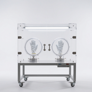 Boîte d'opération de gaz inerte d'isolement de boîte à gants en acrylique sous vide Cnc personnalisée en usine OEM - Product Image 2