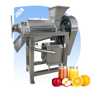 Máquina industrial de suco de maçã, extrator automático de suco de cenoura e gengibre para frutas