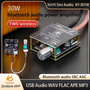 BSSY)XY-301W Монофоническая цифровая аудиоплата-усилитель 30 Вт с Bluetooth, TWS (True Wireless Stereo) для колонок, поддержка 9-24В, управление через приложение - Product Image 4