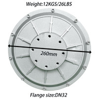 Générateur à aimant permanent vertical 1000W 300 tr/min, PMG sans noyau à faible régime pour éoliennes verticales