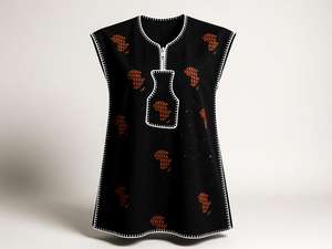 Robe en dentelle au crochet en lin faite à la main avec tissu respirant, design superposé délicat et bretelles spaghetti réglables - Product Image 5