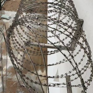 Fil de fer barbelé concertina en acier inoxydable 304, fil de fer barbelé galvanisé, fil de fer barbelé concertina triple bobine - Product Image 6