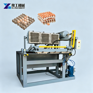 Máquina de Alta Capacidad para Bandejas de Huevos de Papel, <span class=keywords><strong>2000</strong></span> Unidades por Hora, con Alimentación Automática de Pulpa para Proveedores Comerciales de Huevos - Product Image 1