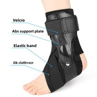 Attelle de cheville rigide professionnelle avec coque dure, support de cheville pour instabilité chronique – Vente en gros usine