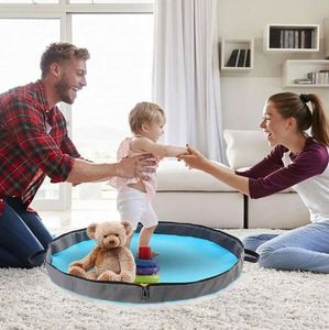 Sac de rangement pliable pour jouets, durable et portable, avec tapis de jeu pour enfants - échantillon gratuit - Product Image 6