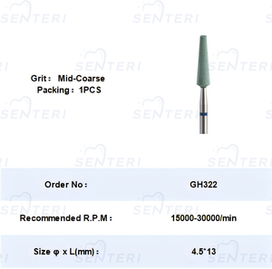 Nha khoa phòng thí nghiệm cho mài senteri gốm kim cương mài đầu Zirconium oxide mài đầu đánh bóng khoan bit - Product Image 3