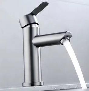 Rubinetto <span class=keywords><strong>Miscelatore</strong></span> Monocomando Moderno Cromato in Acciaio Inossidabile per Lavabo, Montaggio su Piano, in Ceramica - Offerta Speciale - Product Image 3