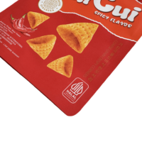 Sachet Doypack en plastique imprimé sur mesure, sachet en aluminium refermable avec fermeture éclair pour emballage alimentaire, idéal pour les snacks