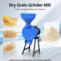 Nuevo Molino Triturador de Granos para Maíz, Trigo y Cereales, Máquina Procesadora de Alimentos de Alta Productividad con Motor para Uso Doméstico